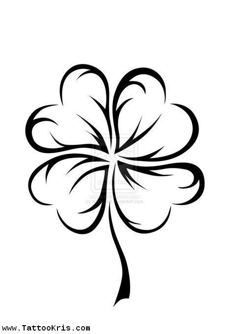 466x680 Best Four Leaf Tattoos Ideas Four Leaf Clover
