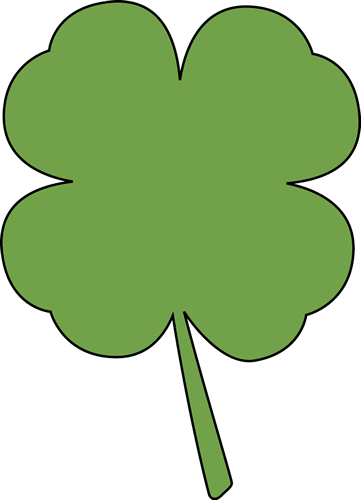 361x500 Clipart Of Four Leaf Clovers
