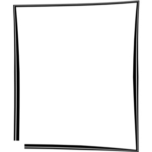 300x300 Black Open Border Frame Clip Art Clip Art Amp Printables Frames