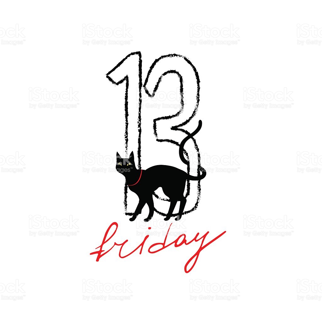 1024x1024 Black Cat Clipart Friday The 13th