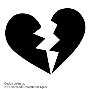 Black Heart Clipart
