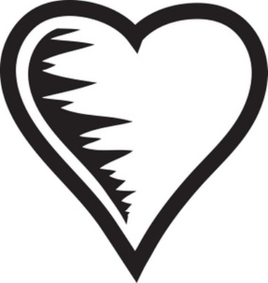 386x408 Heart Clipart Jpeg
