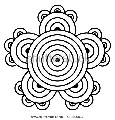 450x470 Mandala Clipart