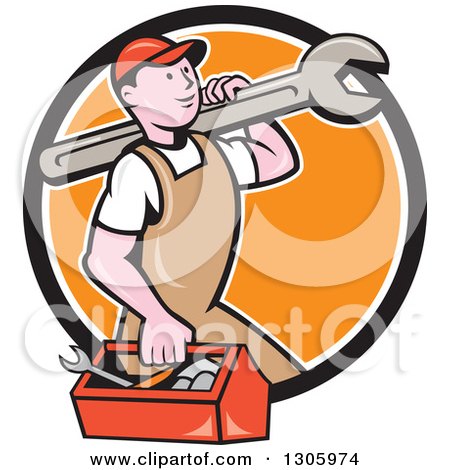 450x470 Royalty Free (Rf) Mechanic Clipart, Illustrations, Vector Graphics