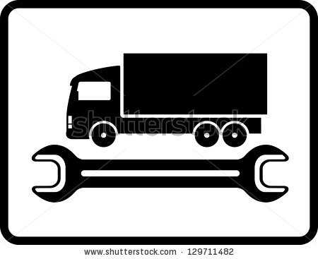450x367 Truck Mechanic Clipart