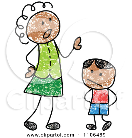 450x470 Stuck Mom Clipart