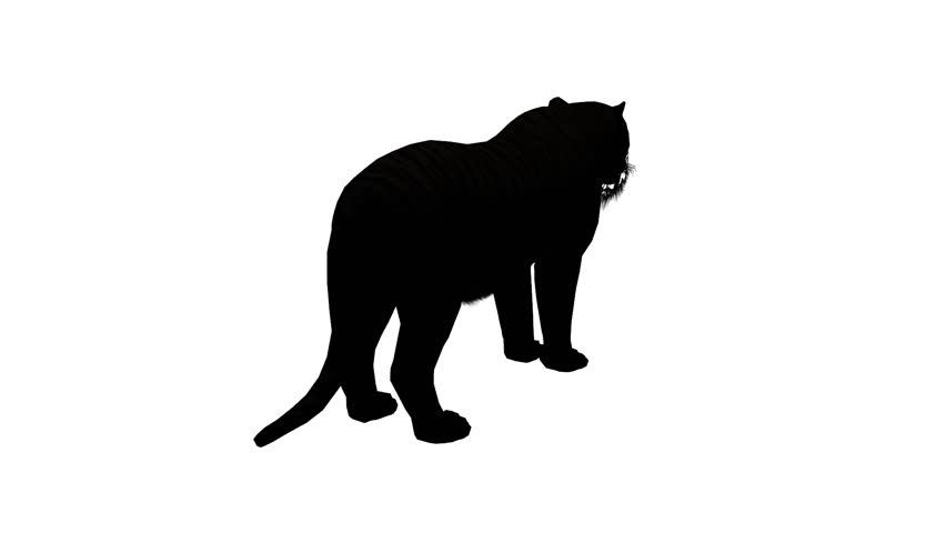 852x480 Black Panther Clipart Walking