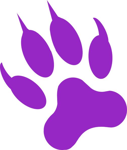 504x594 Black Panther Paw Print Tattoo Clipart