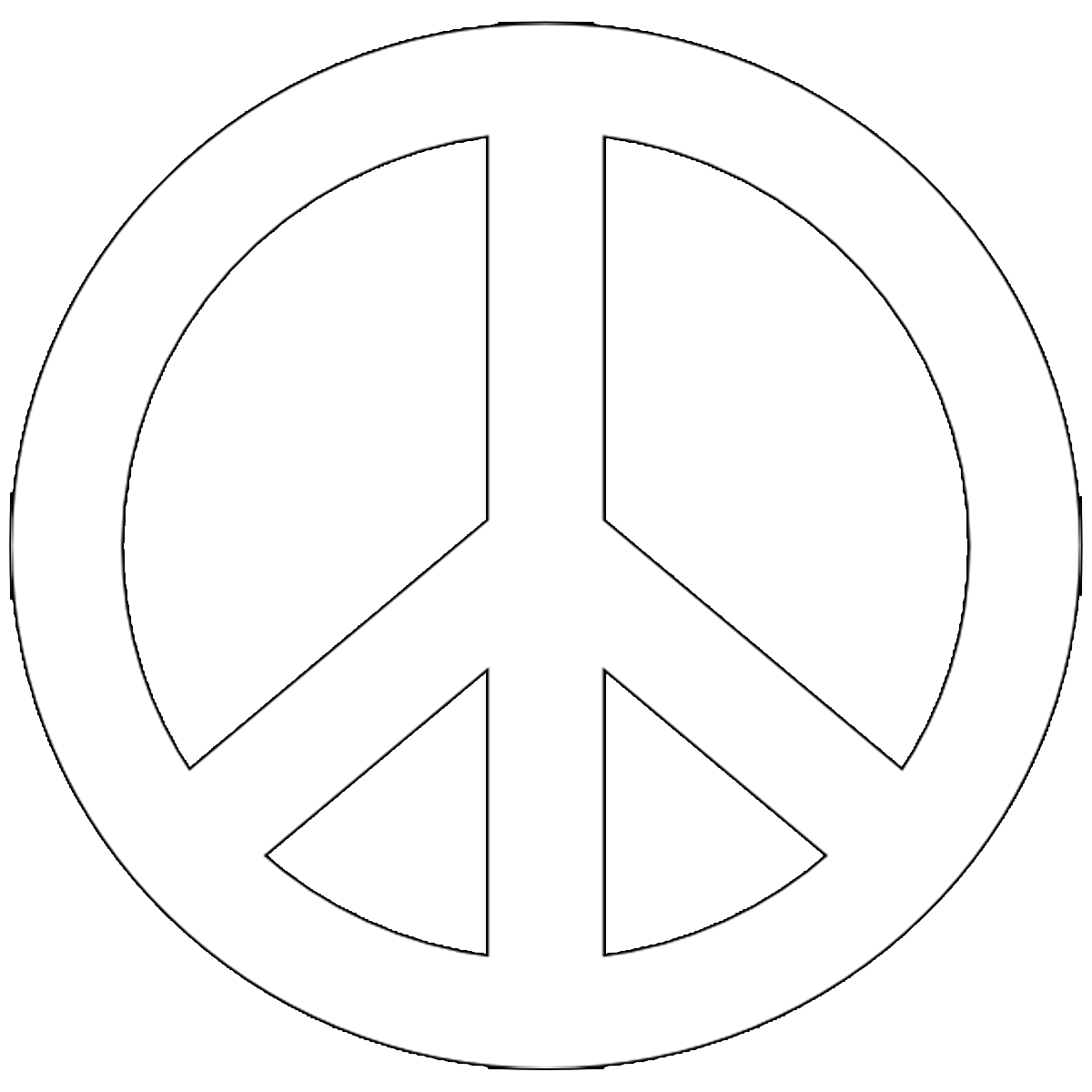 1200x1200 Peace Sign Filter