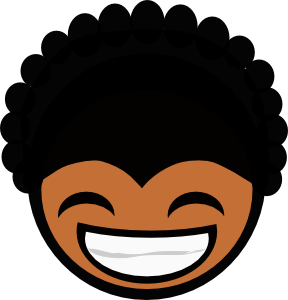 288x300 Black Power Man Clip Art