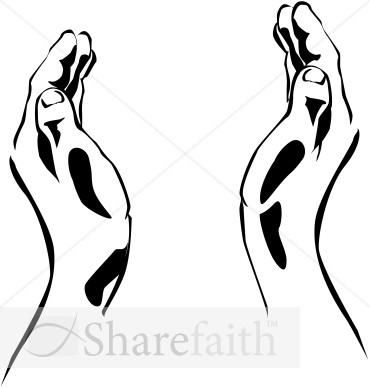 370x388 Open Hands Clipart