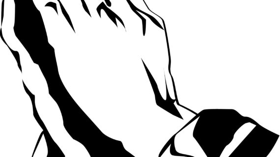 570x320 Praying Hands Line Drawing Praying Hands Clipart Praying Hands