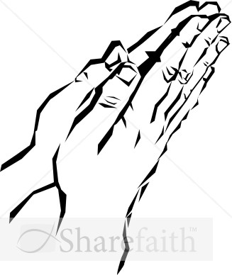 327x388 Praying Hands Silhouette Clip Art