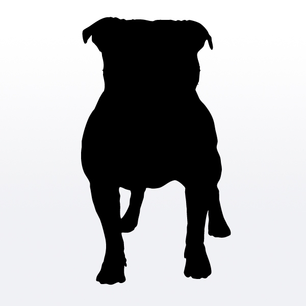 600x600 Black Pug Clipart