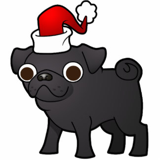 324x324 Black Pug Photo Statuettes, Cutouts Amp Sculptures Zazzle