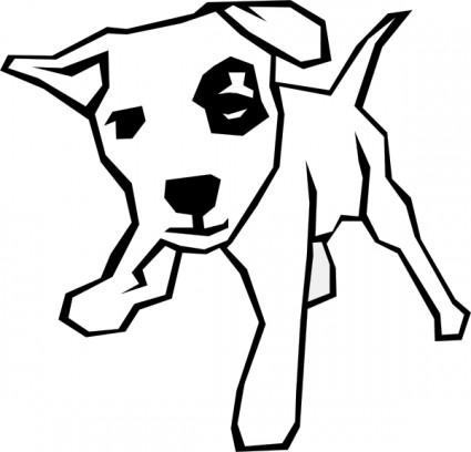 425x408 Pug Clipart Line Drawing