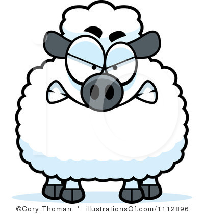 400x420 Lamb Clipart Angry