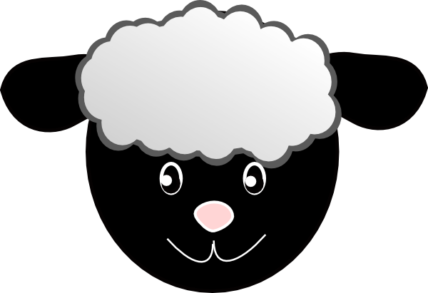 600x411 Black Sheep Clipart