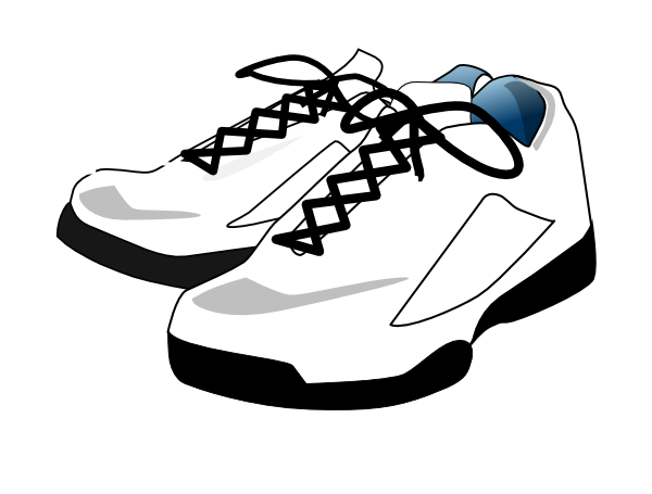 600x455 Clip Art Tennis Shoes Clipart