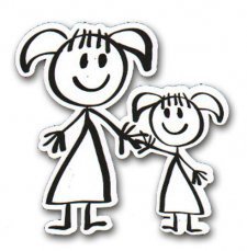 225x229 Black Sisters Clipart