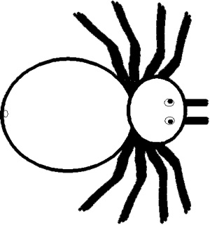 300x322 Top 71 Spider Clipart