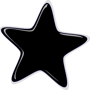 297x298 Black Star Clip Art Clipart Image