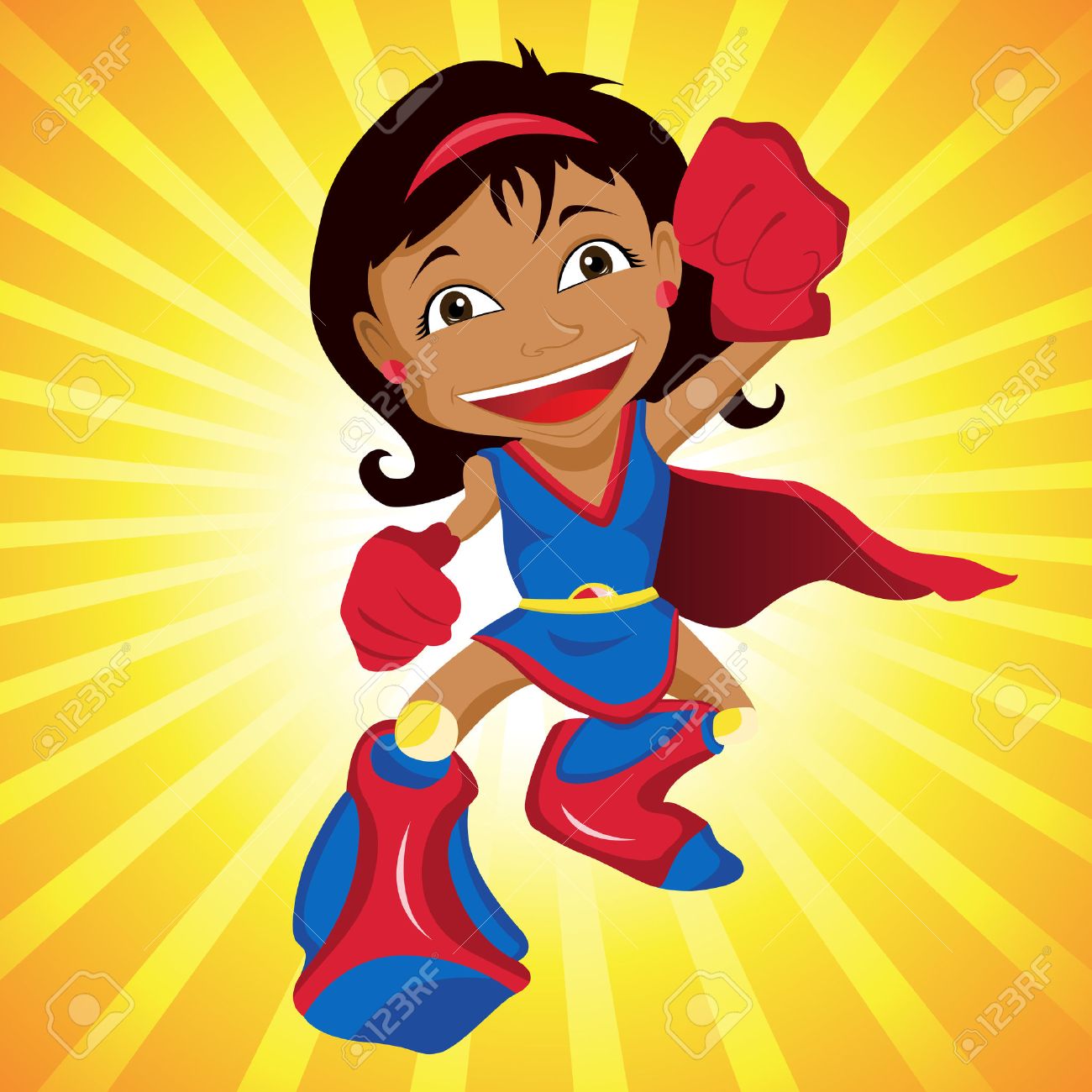 1300x1300 Superwoman Cartoon For Kids
