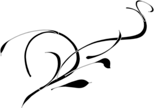 600x420 Black Swirls Clipart Clipart Panda