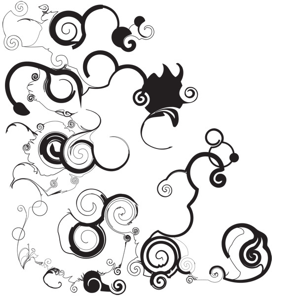 600x600 Funky Toon Swirls And Twirls On Behance