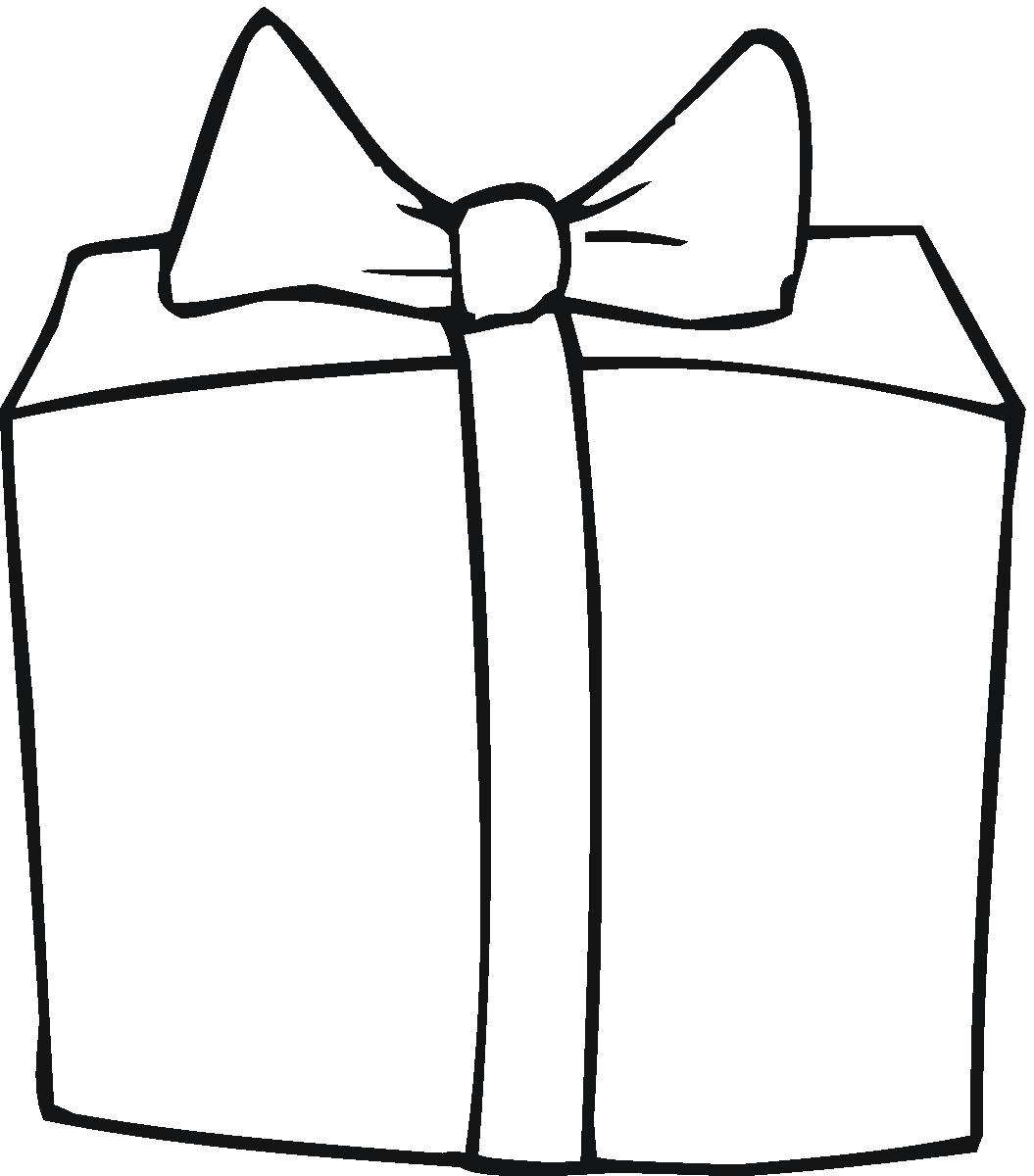 1055x1200 Gift Clipart Black And White