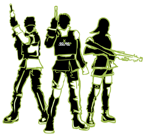 500x473 Laser Tag Clip Art