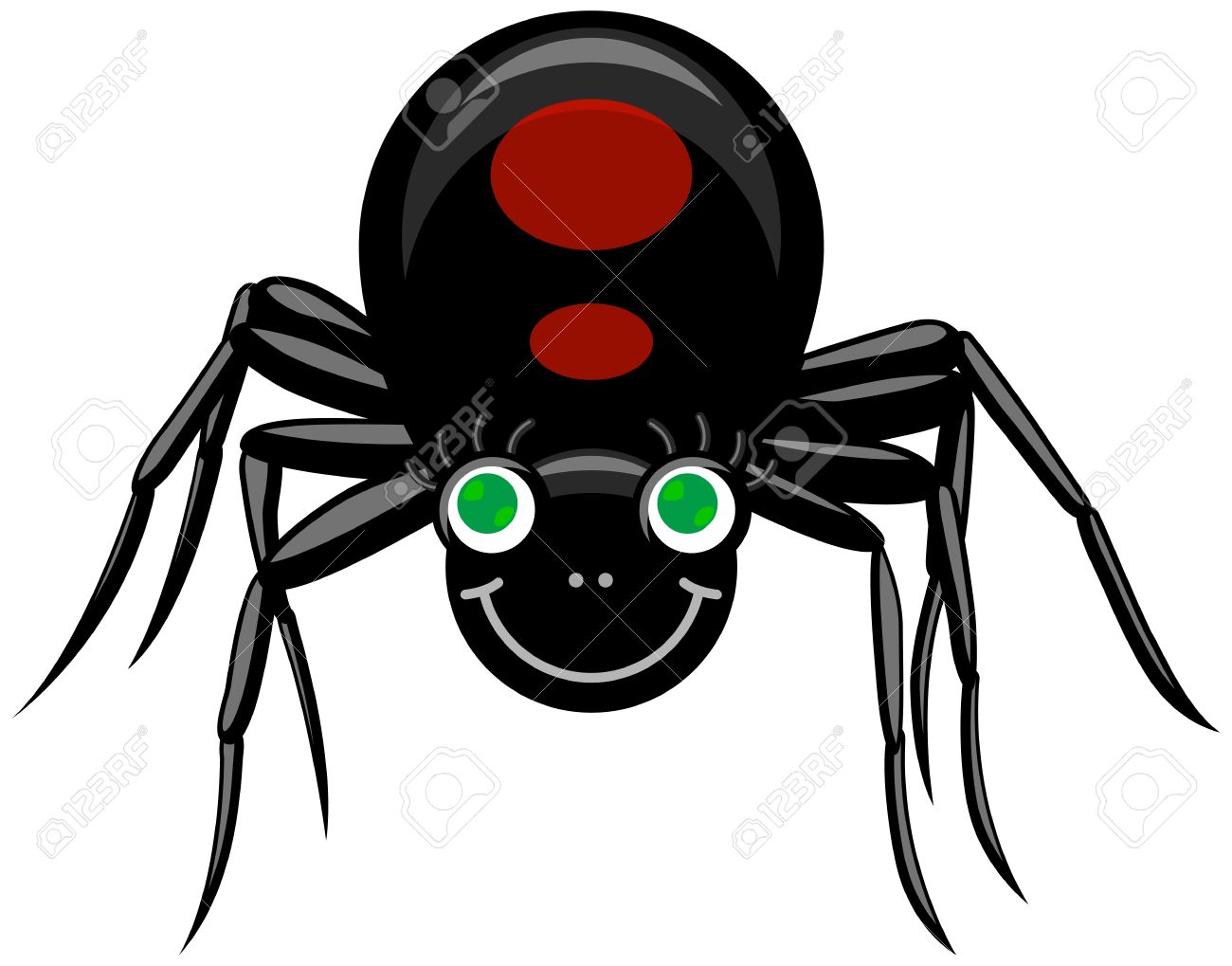 1300x1019 Clip Art Black Widow Spider Clip Art