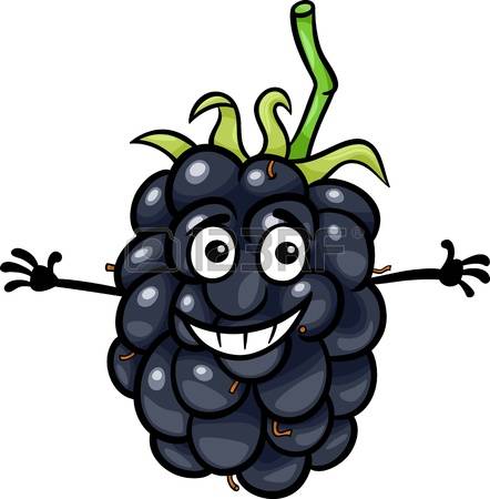442x450 Blackberry Clipart Cartoon