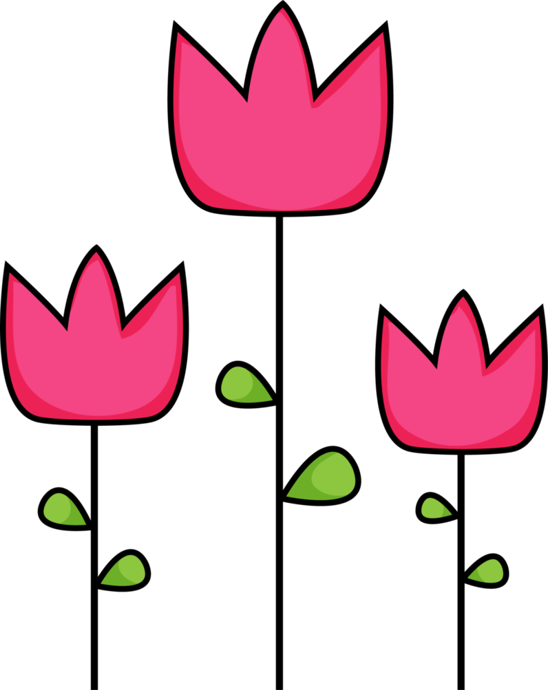 796x1003 Pink Tulip Clipart 5
