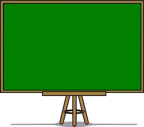 600x528 Blackboard Clipart Green Chalkboard