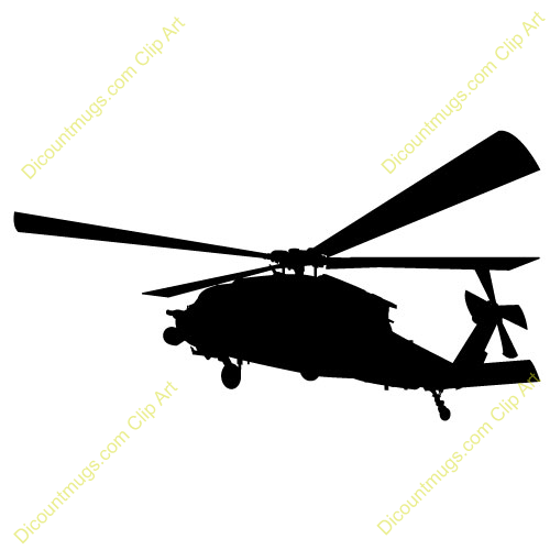 500x500 Military Helicopter Clipart