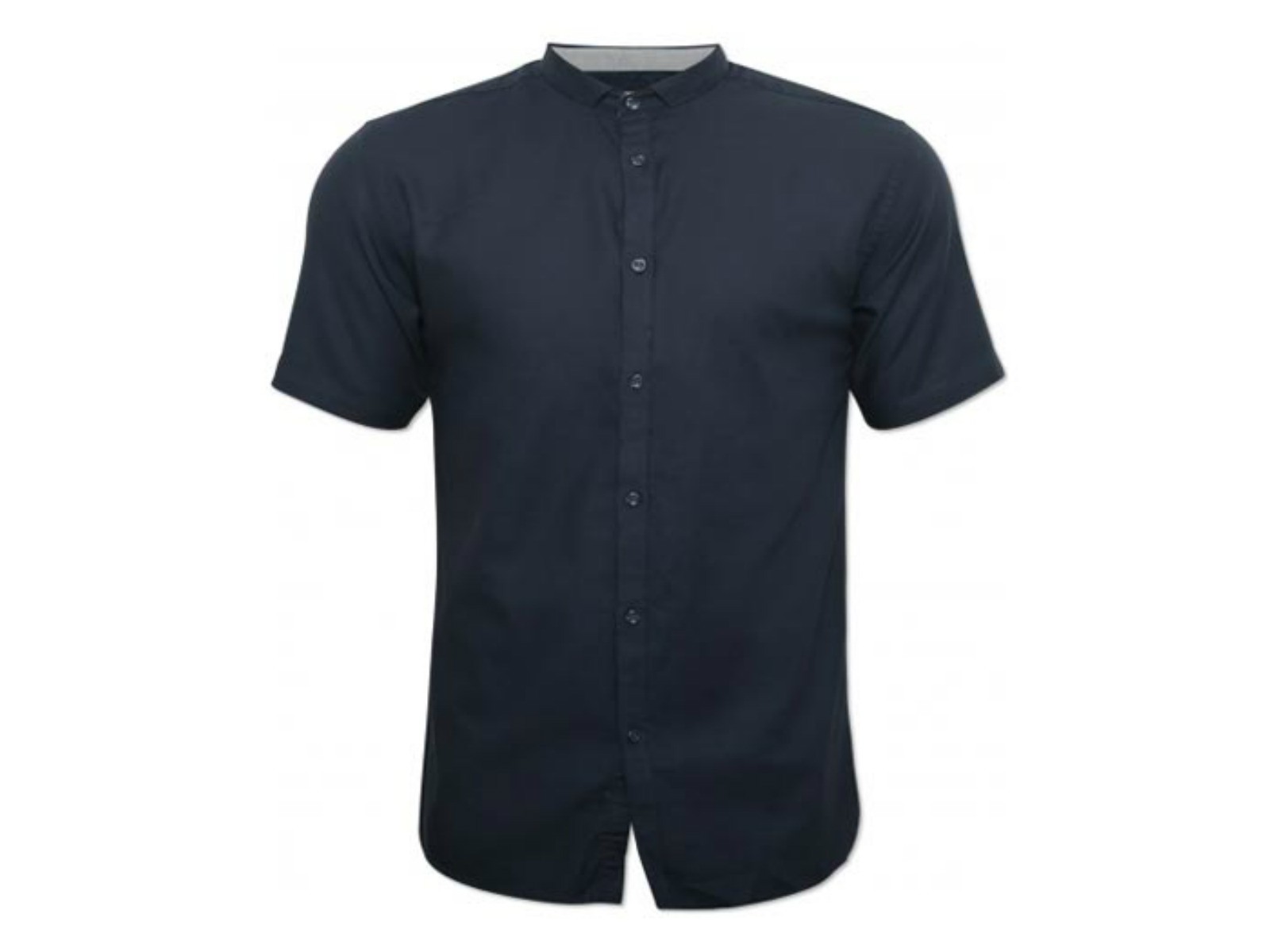 1600x1200 Half Sleeve Plain Black Shirt