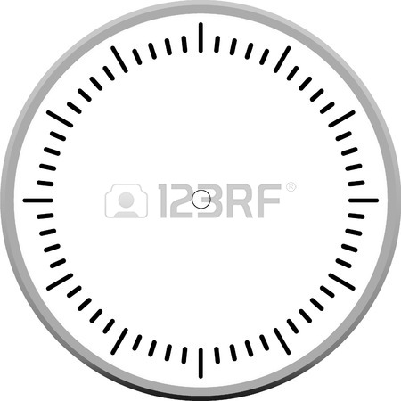 450x450 Clock Face Blank Royalty Free Cliparts, Vectors, And Stock