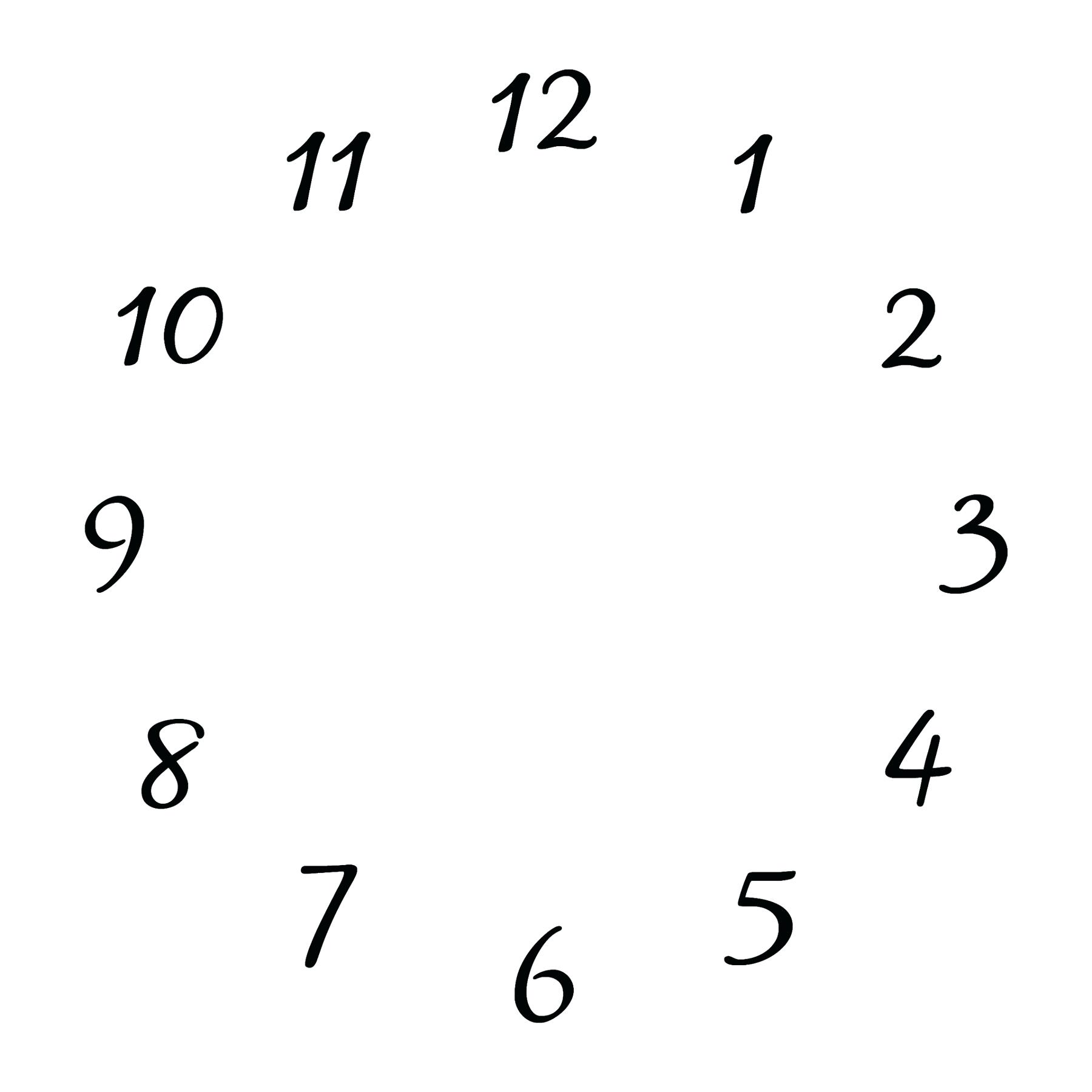Blank Clock Face Clipart Free download on ClipArtMag