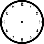 150x150 Blank Clocks Clipart Etc