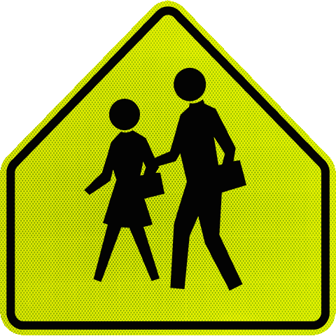 480x480 Pedestrian Crossing Sign Low Prices, Made In The Usa