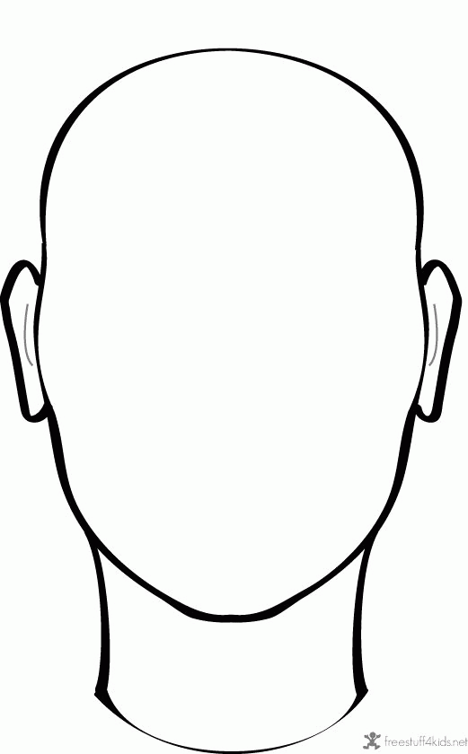 521x840 Blank Face Coloring Page Many Interesting Cliparts