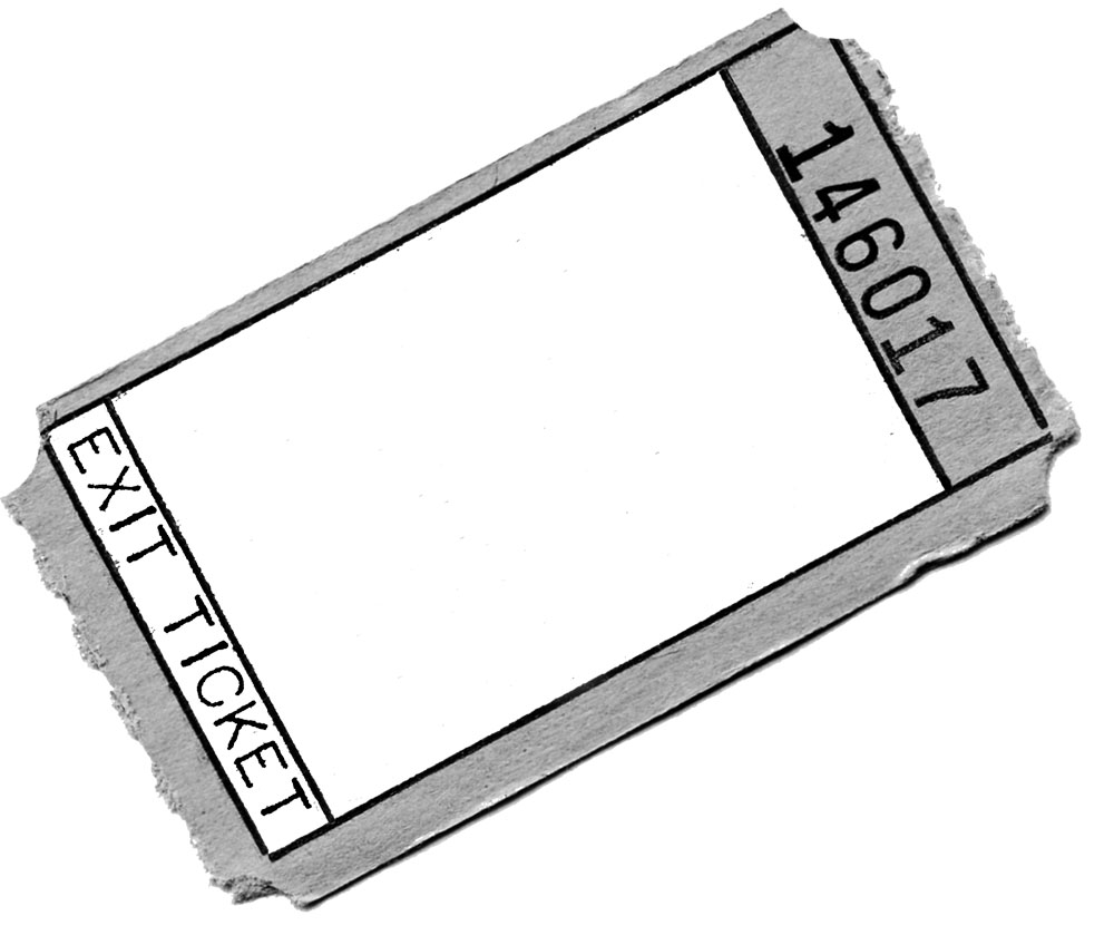 1000x848 Exit Ticket Clipart 3