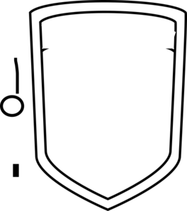 264x298 Blank Shield Soccer Clip Art