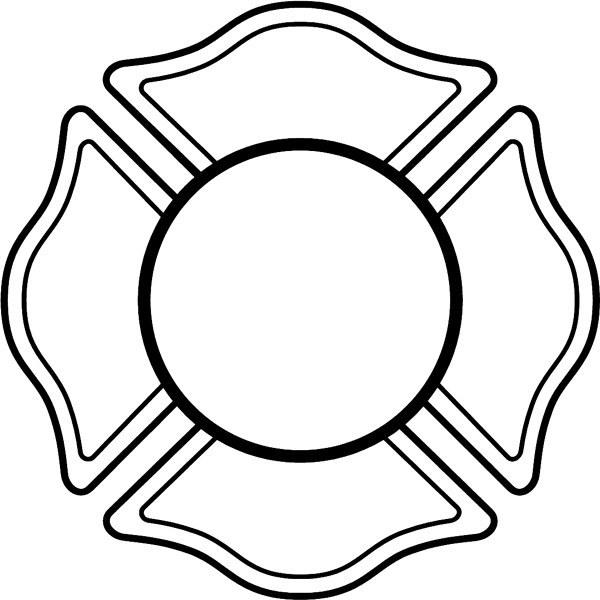 600x600 Firefighter Clipart Shield