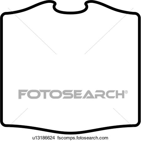 450x450 Clipart Of , Sign, Basic, Blank, Border, Shield, Panel, Shapes