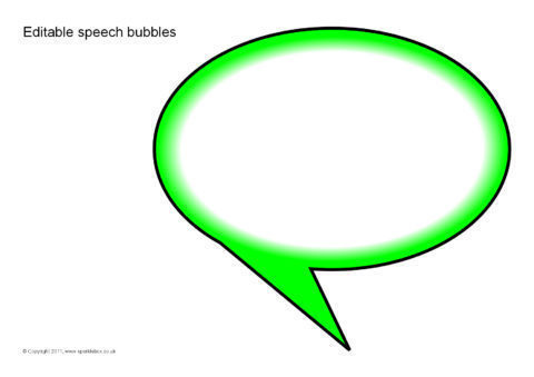 Blank Speech Bubbles