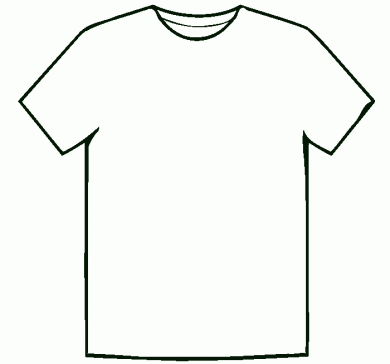 390x364 Blank Tshirt Clipart