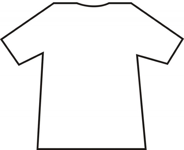 600x489 Blank T Shirt Template