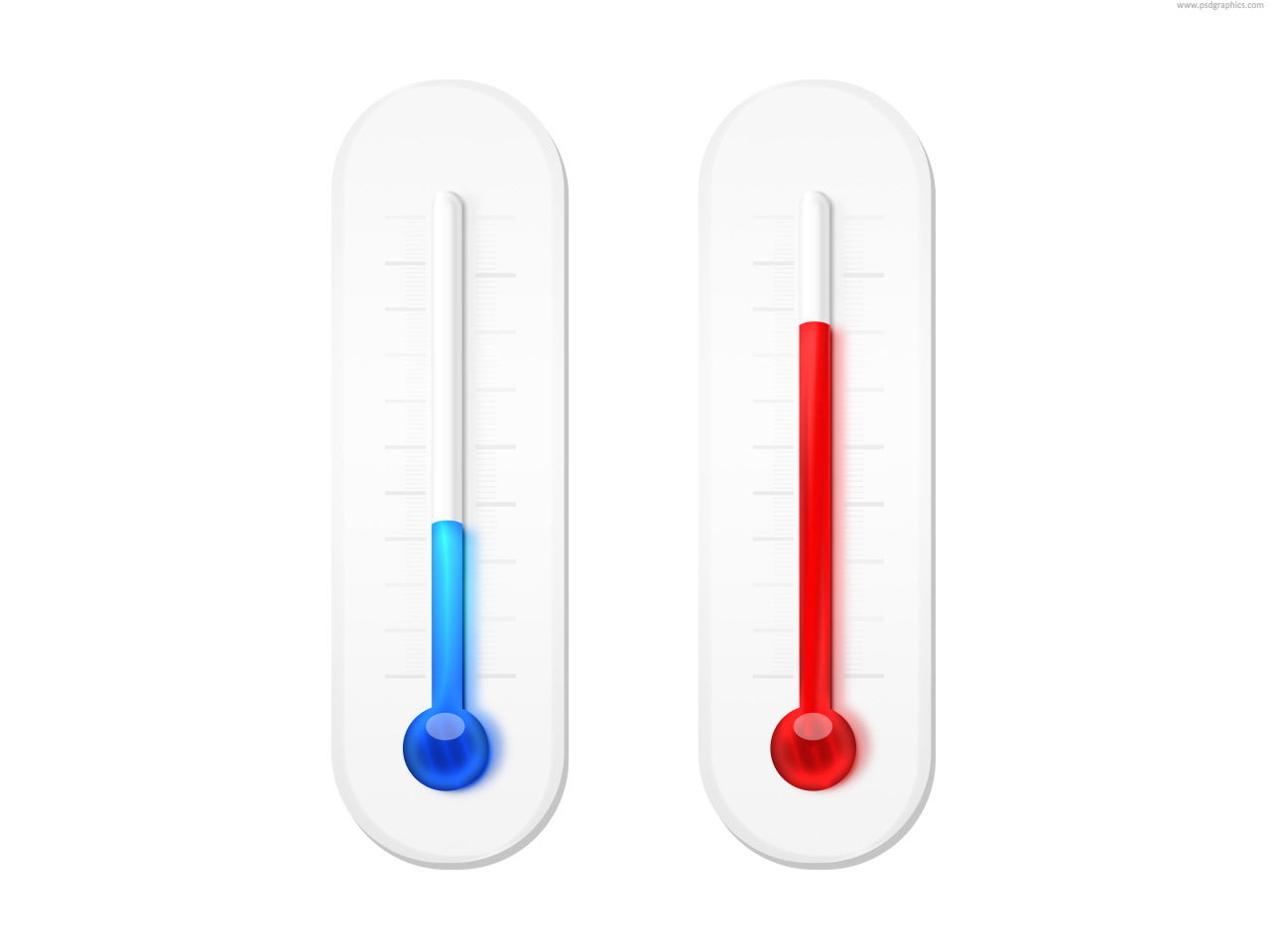 1280x960 Winter And Summer Thermometers Icon (Psd) Psdgraphics